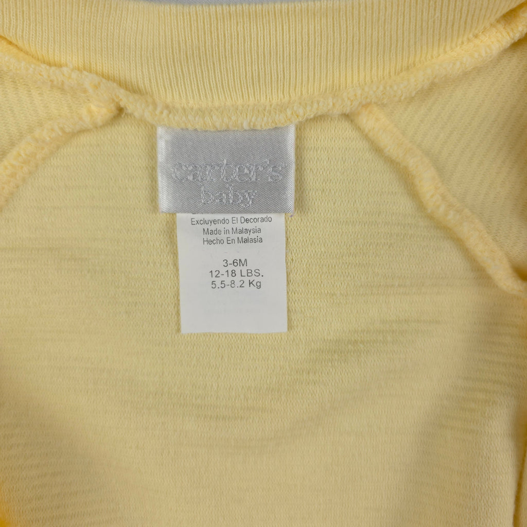 Vintage Carter’s Baby Yellow Footed Sleeper | 3–6 Months