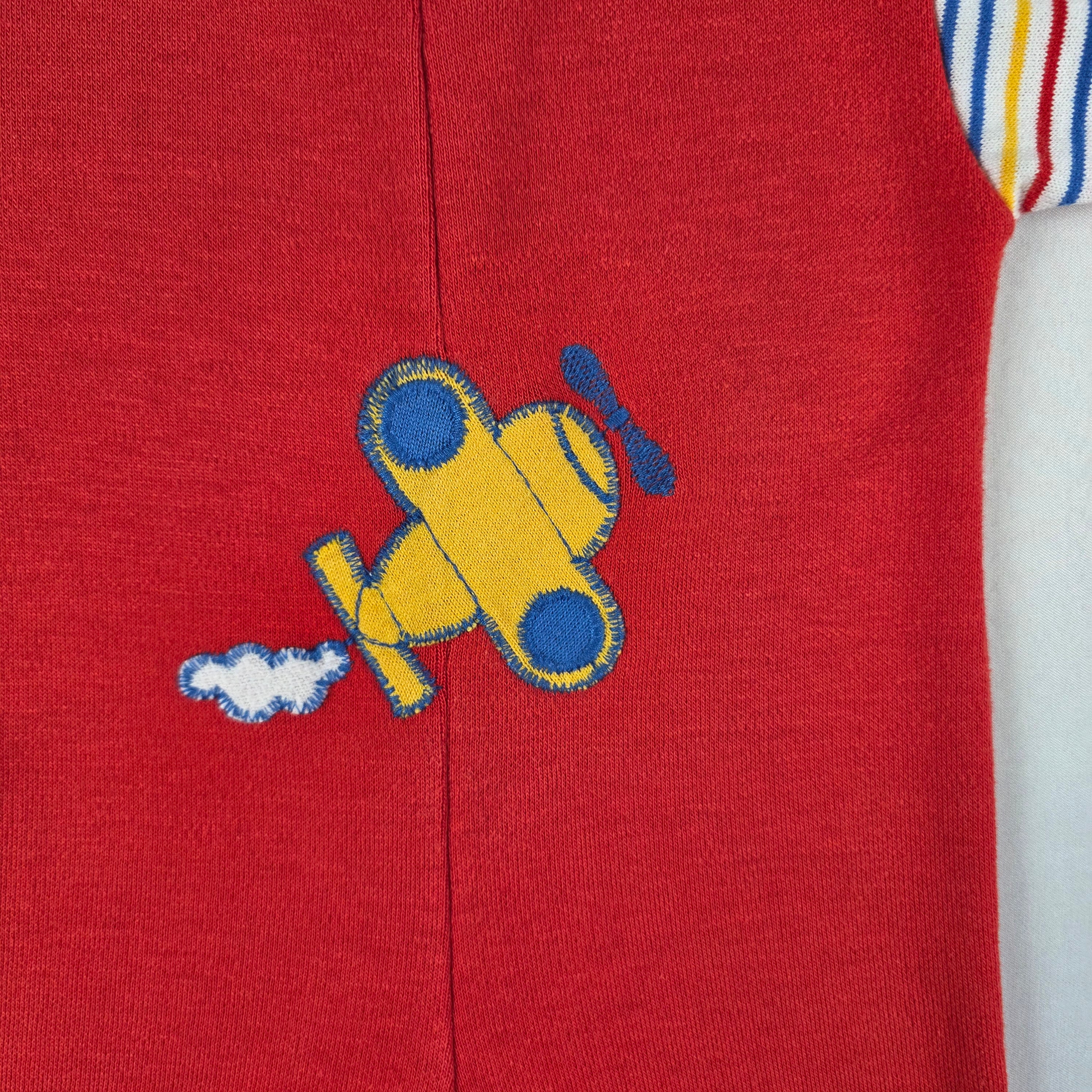 Vintage Health-Tex Airplane Romper | 3 Months | Made in USA
