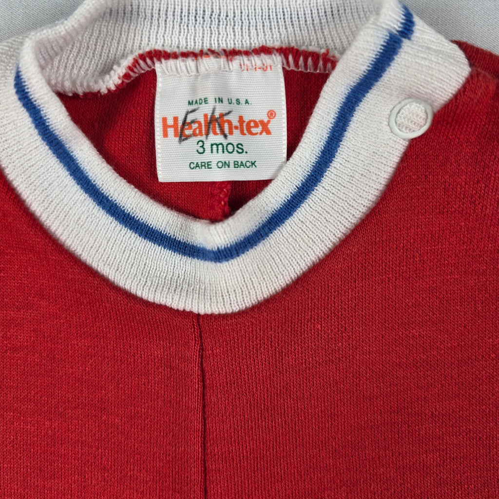 Vintage Health-Tex Airplane Romper | 3 Months | Made in USA