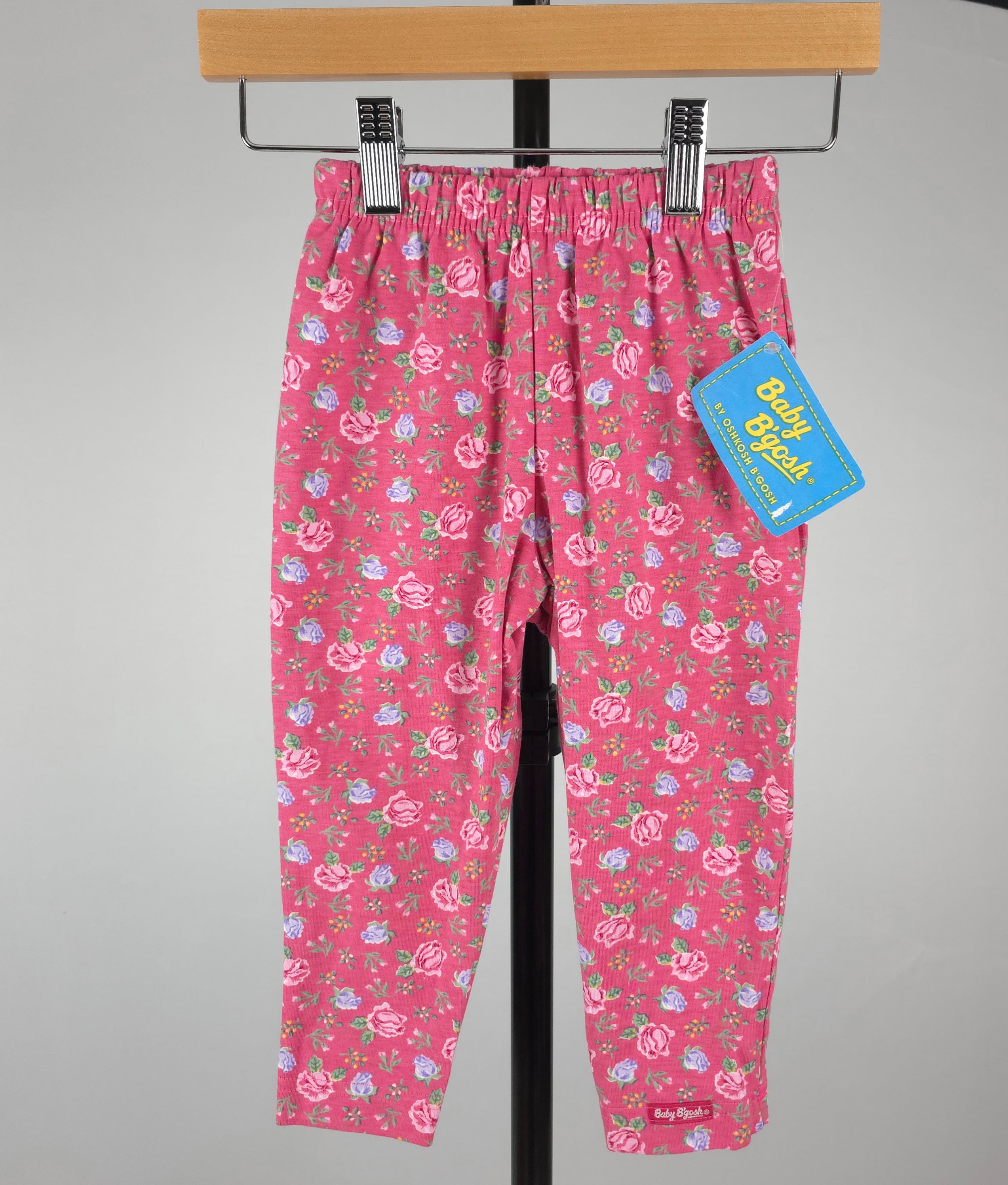 Vintage Baby B'gosh Floral Leggings | 24 Months | NWT | Made in USA