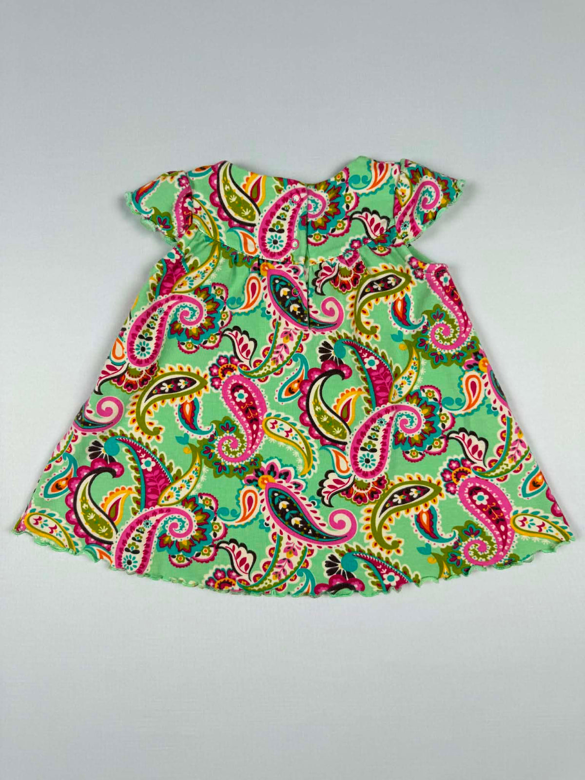 Vera Bradley Baby Paisley Flutter Dress & Floral Ruffle Bloomer Set | 6-9M