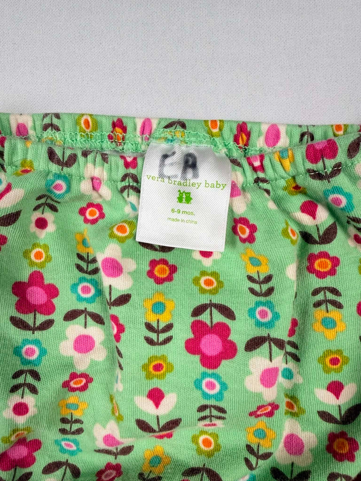 Vera Bradley Baby Paisley Flutter Dress & Floral Ruffle Bloomer Set | 6-9M
