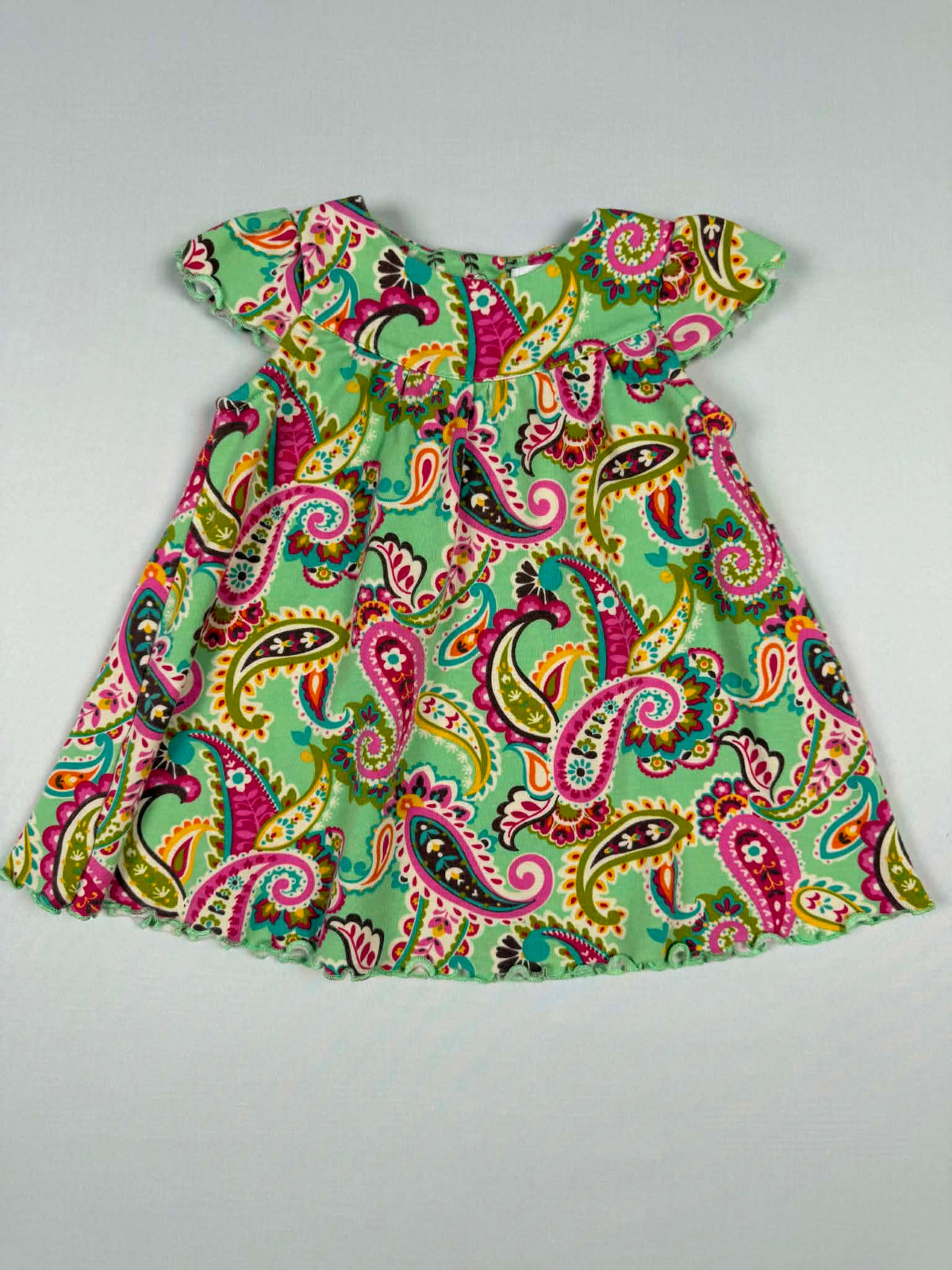 Vera Bradley Baby Paisley Flutter Dress & Floral Ruffle Bloomer Set | 6-9M