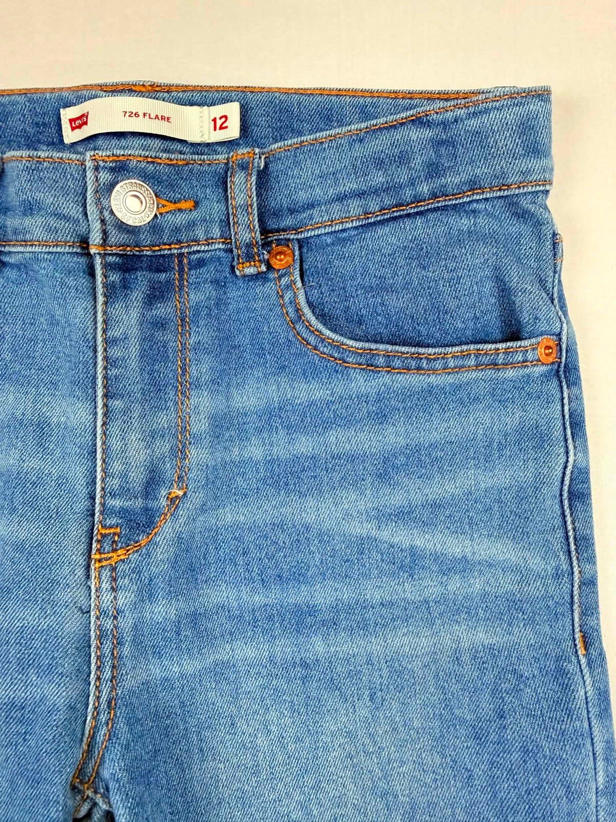 Levi's 726 Flare Jeans Medium Wash | Size 12 | Girls