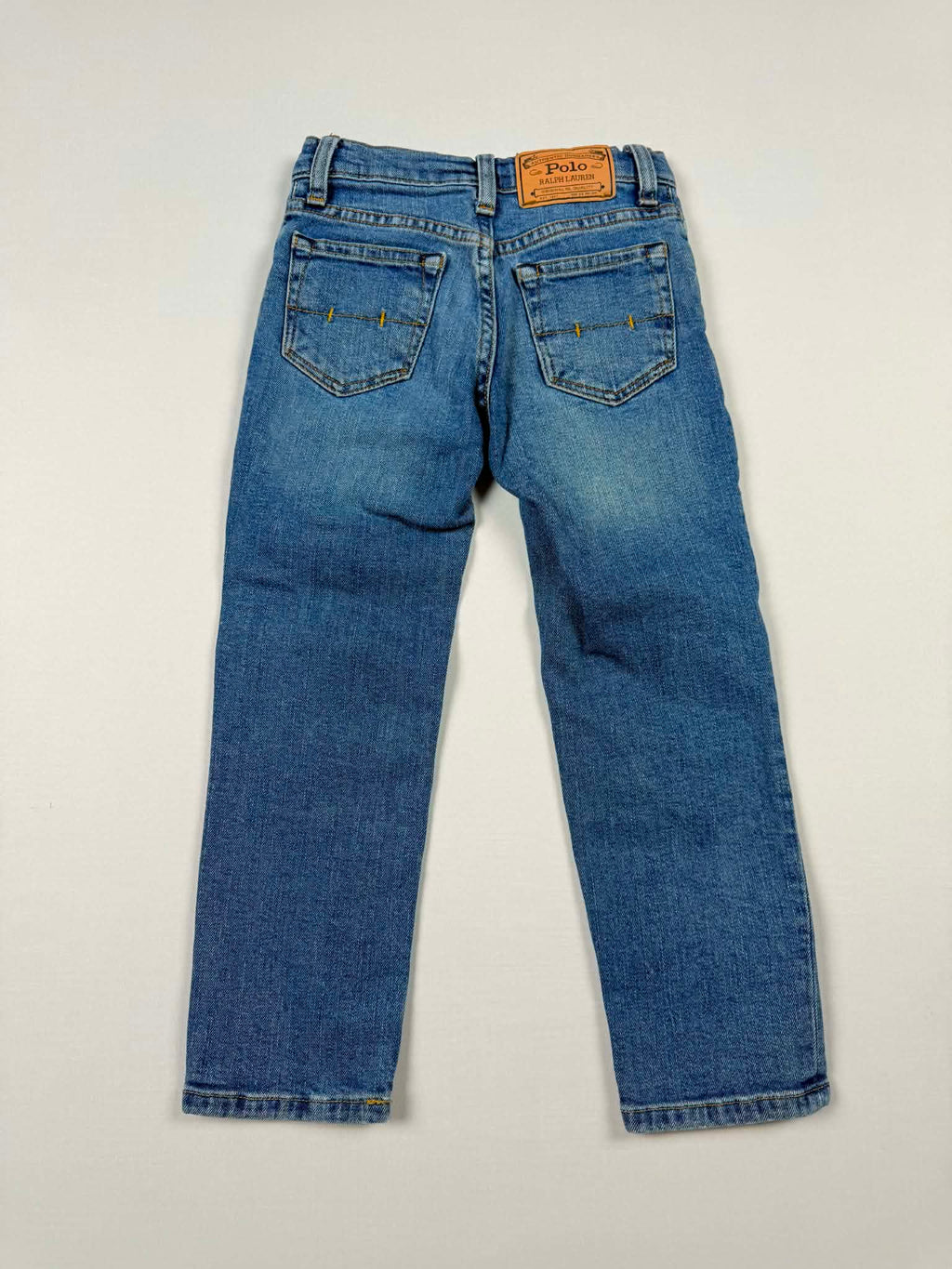 Polo Ralph Lauren Authentic Dungarees jeans front view size 4T medium wash