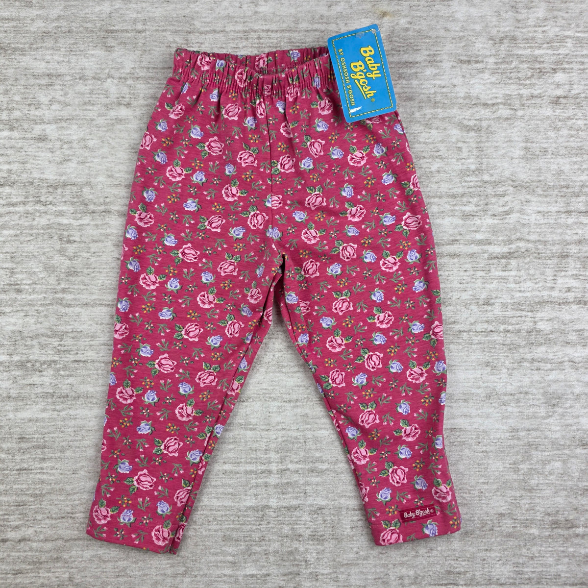 Vintage Baby B'gosh Floral Leggings | 24 Months |