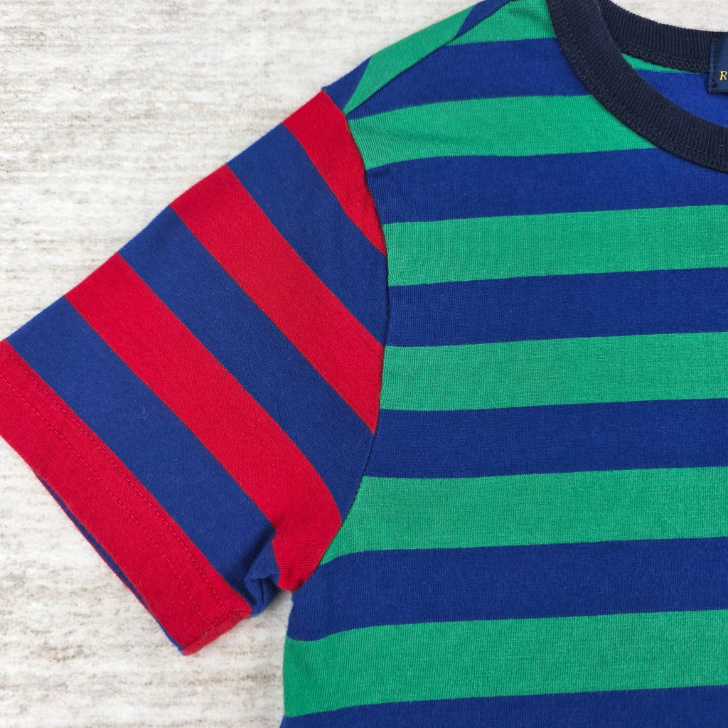 Polo Ralph Lauren Boys Colorblock Stripe Tee | Size 7