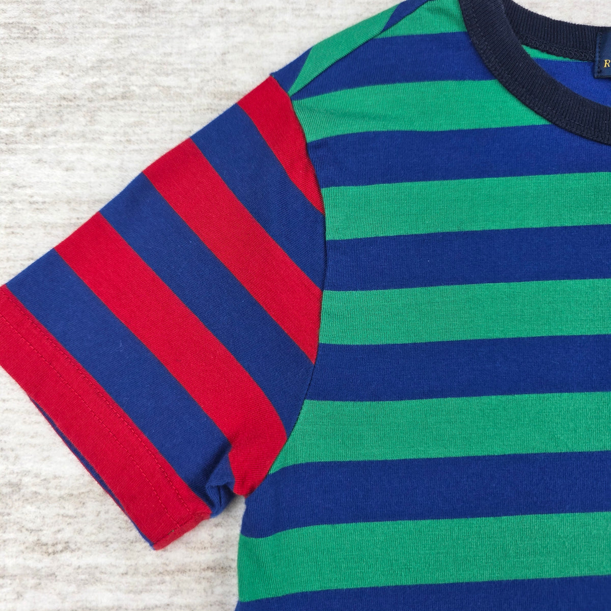 Polo Ralph Lauren Boys Colorblock Stripe Tee | Size 7
