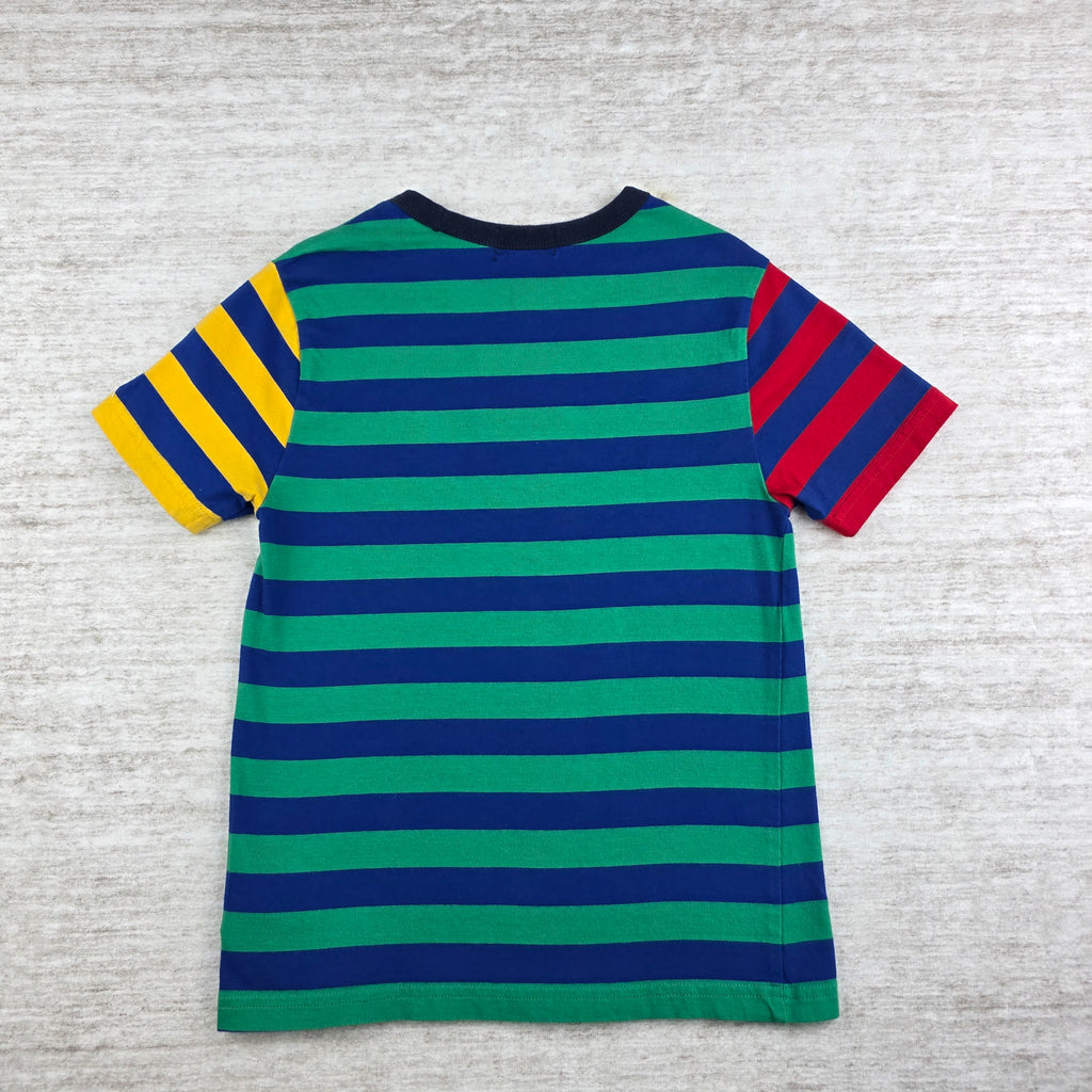 Polo Ralph Lauren Boys Colorblock Stripe Tee | Size 7