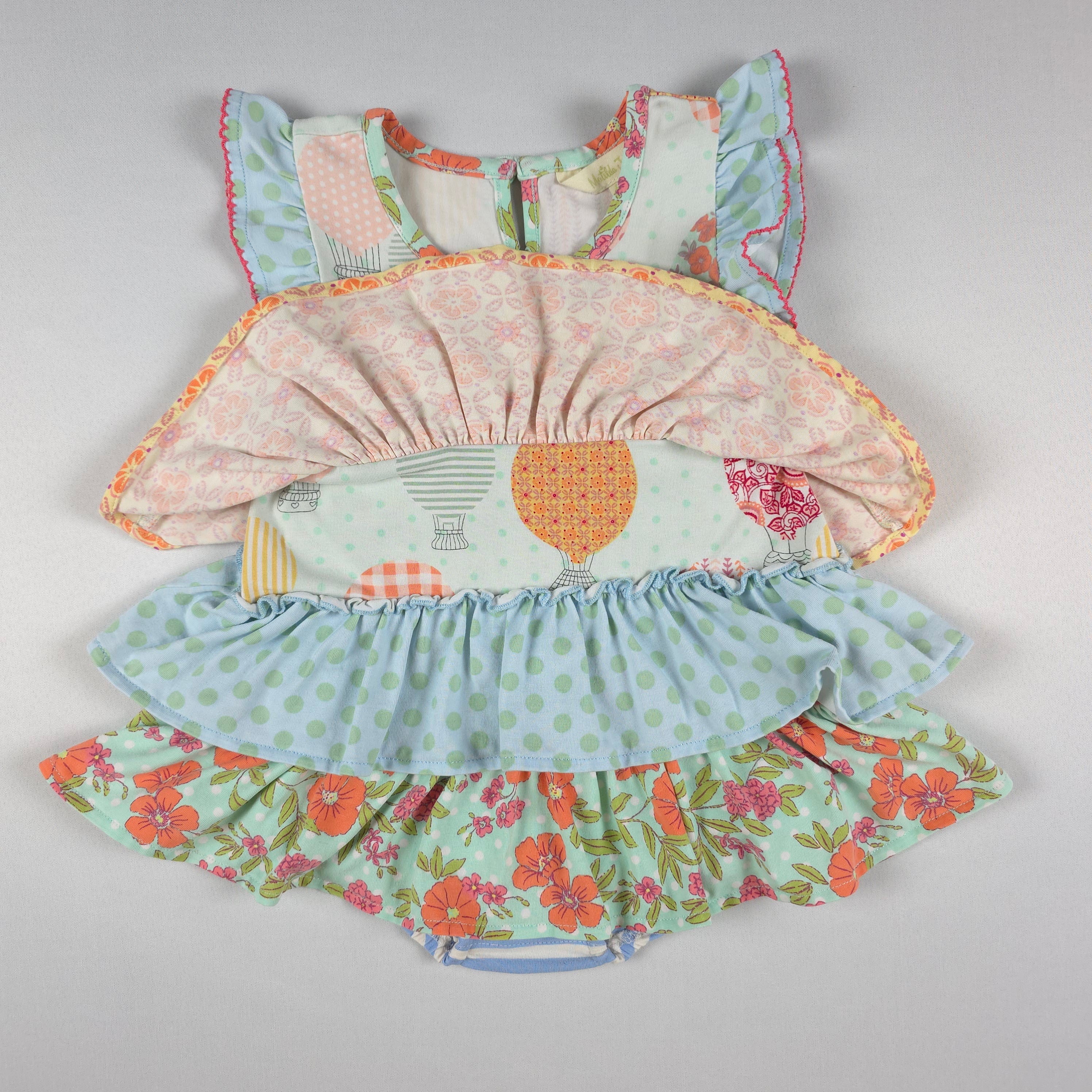 Matilda Jane Hot Air Balloon Tiered Bodysuit Dress | 18-24 Months