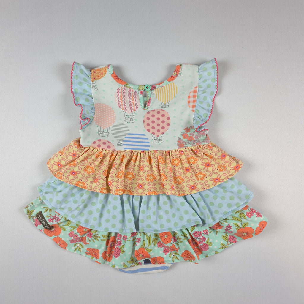 Matilda Jane Hot Air Balloon Tiered Bodysuit Dress | 18-24 Months