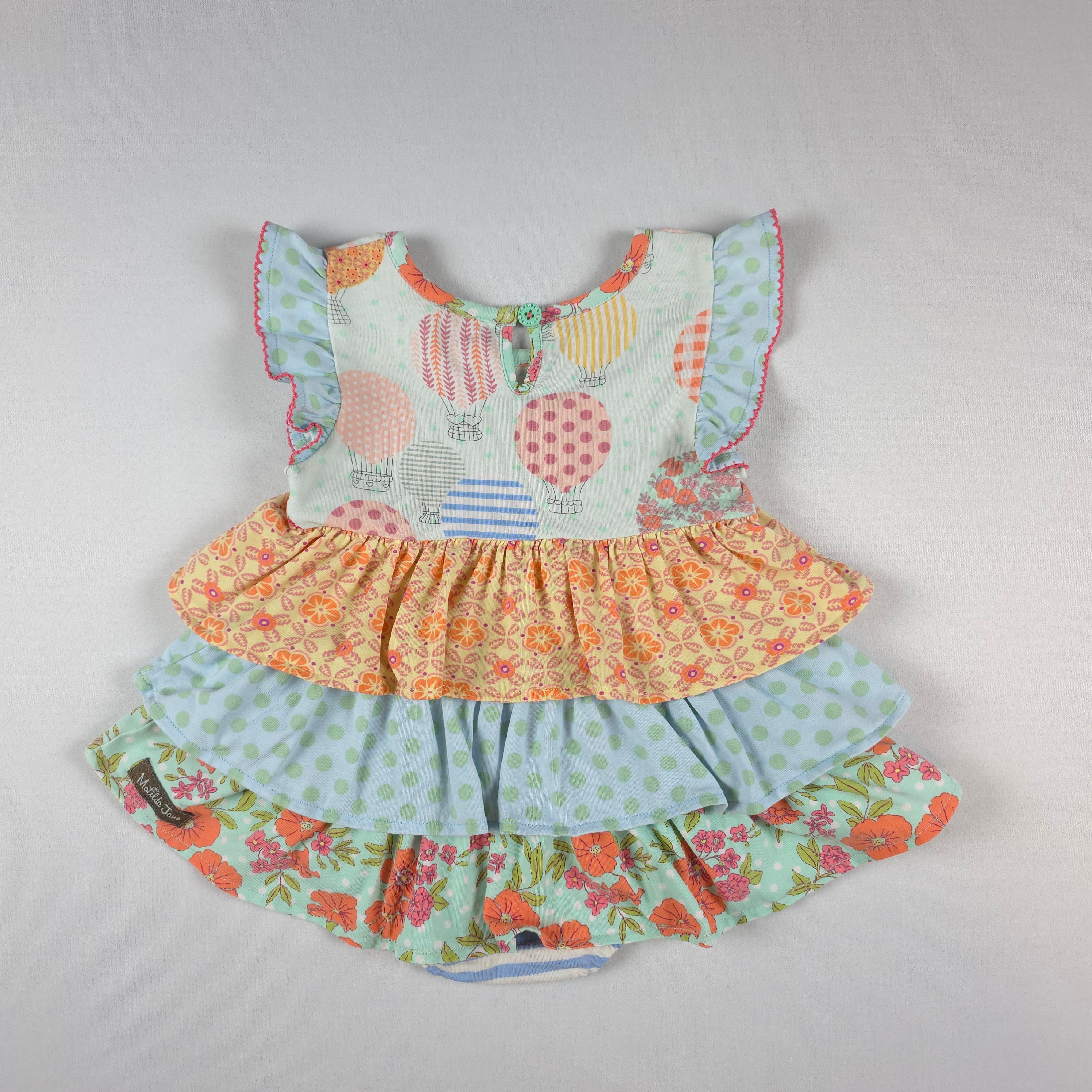 Matilda Jane Hot Air Balloon Tiered Bodysuit Dress | 18-24 Months