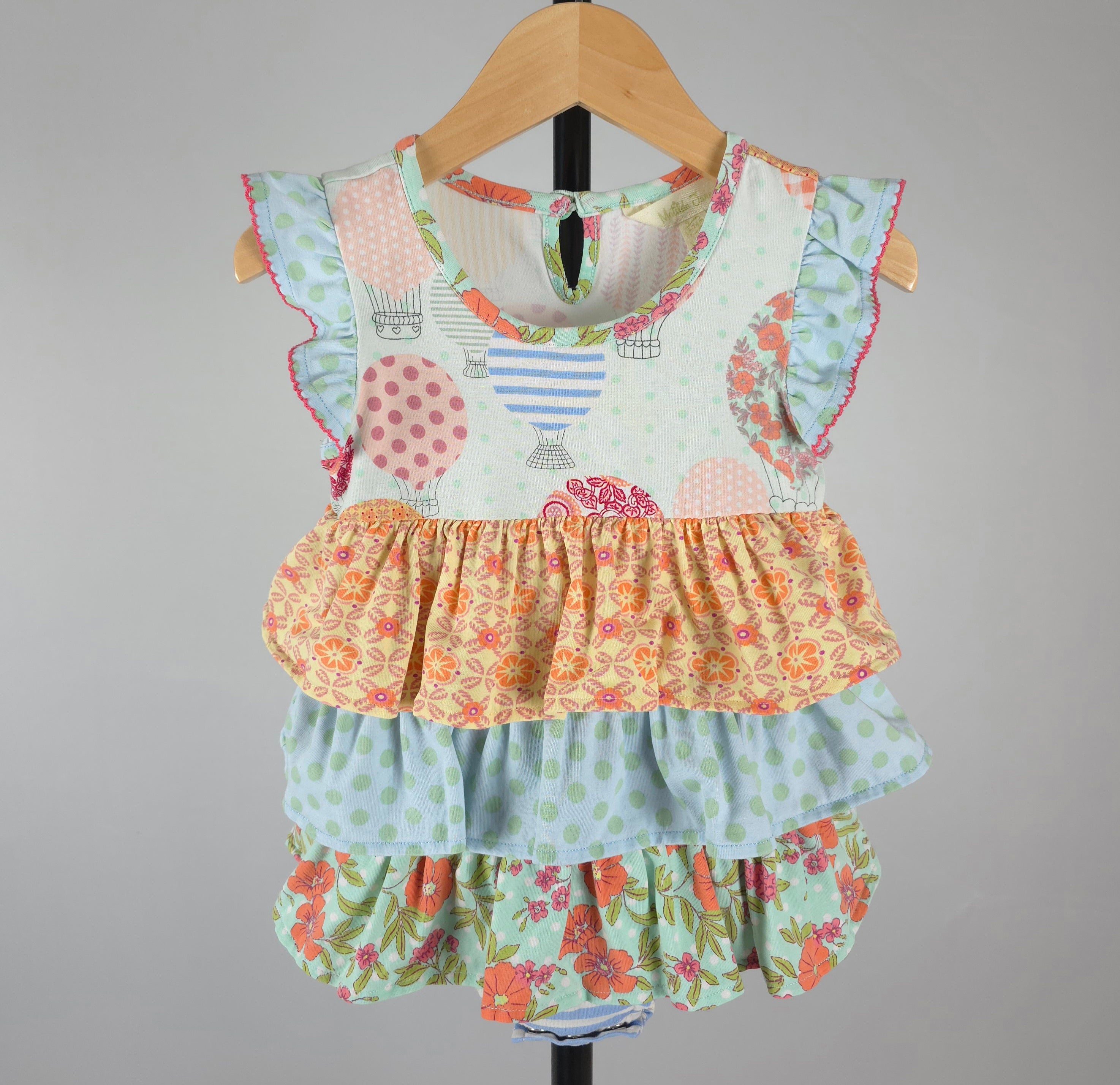 Matilda Jane Hot Air Balloon Tiered Bodysuit Dress | 18-24 Months