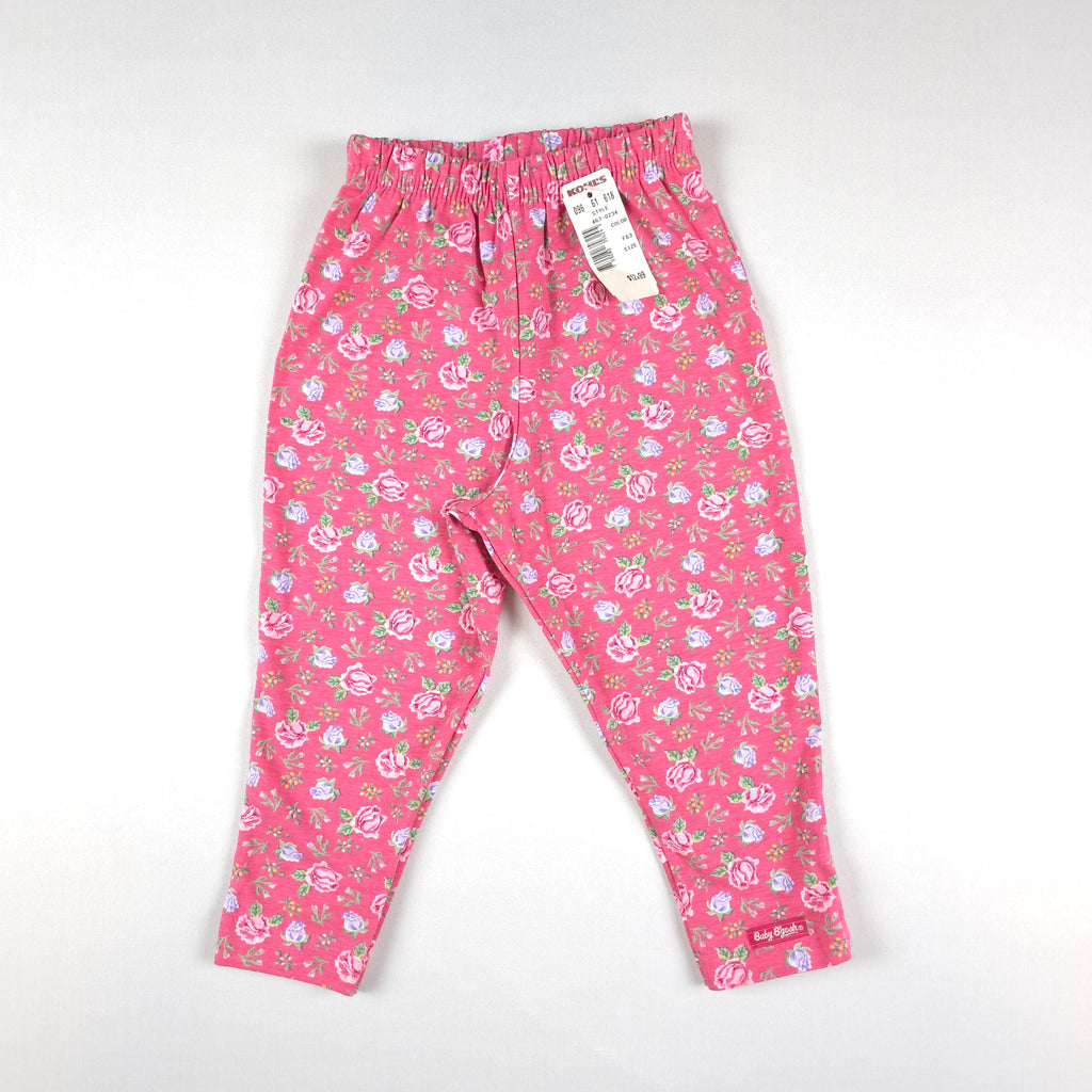 Vintage Baby B'gosh Floral Leggings | 24 Months | NWT | Made in USA