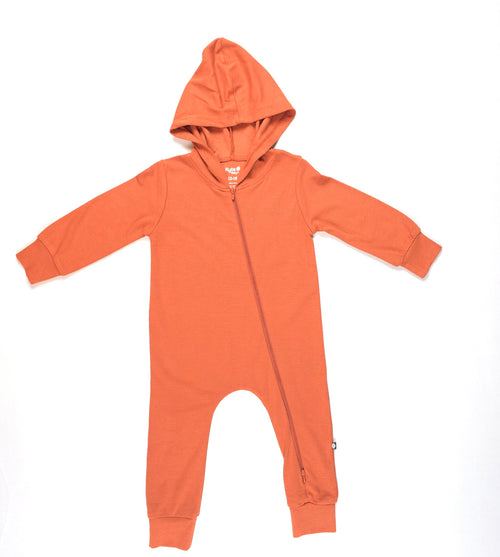 Kyte Baby Bamboo Hooded Zip Romper | 12–18 Months | New with Tags