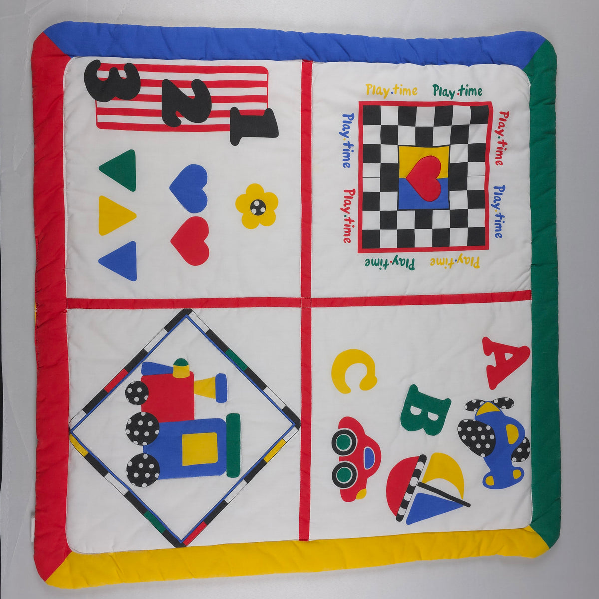 Vintage NoJo Play Time Reversible Activity Play Mat