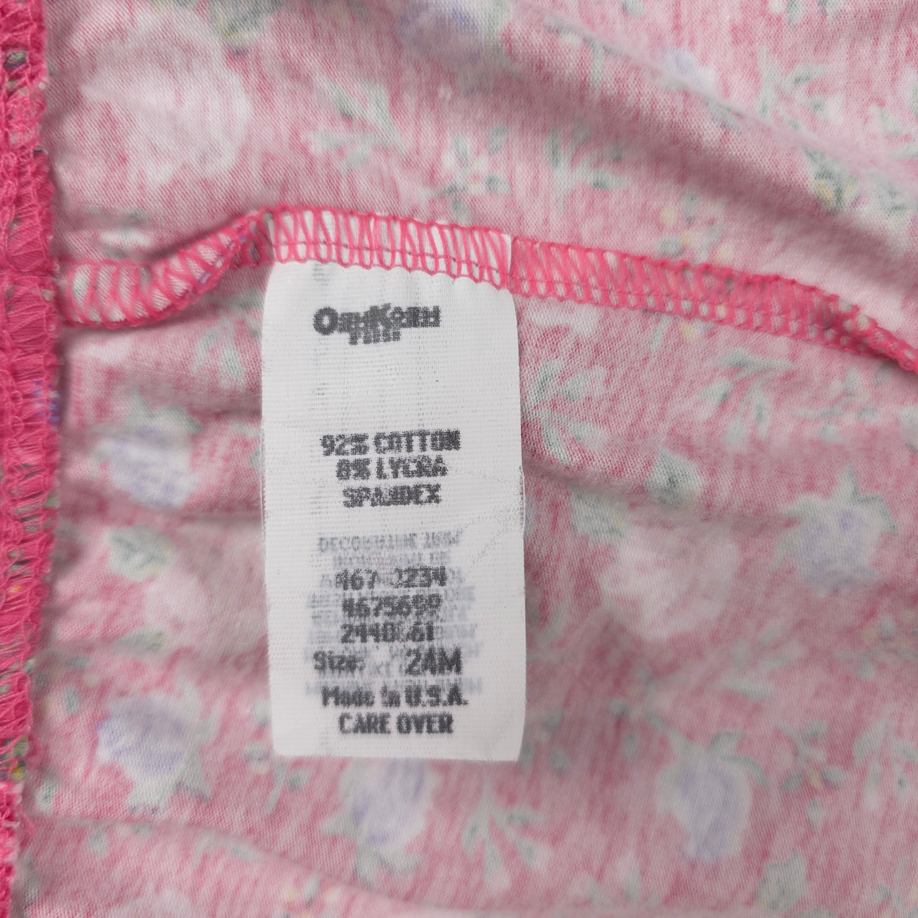 Vintage Baby B'gosh Floral Leggings | 24 Months | NWT | Made in USA