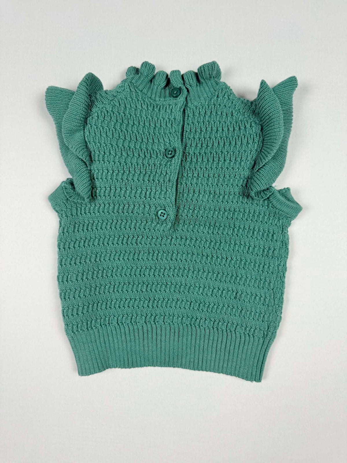 Janie and Jack Ruffle Knit Sweater Vest & Legging Set | 12-18M | NWT