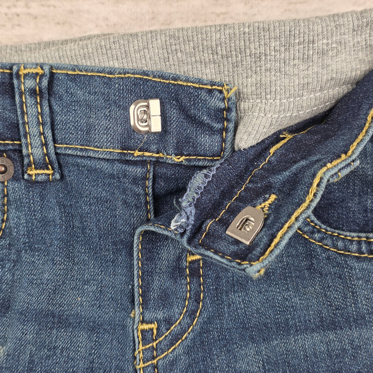 Levi's Pull-On Pant Jeans Medium Wash Distressed | 12M | NWT