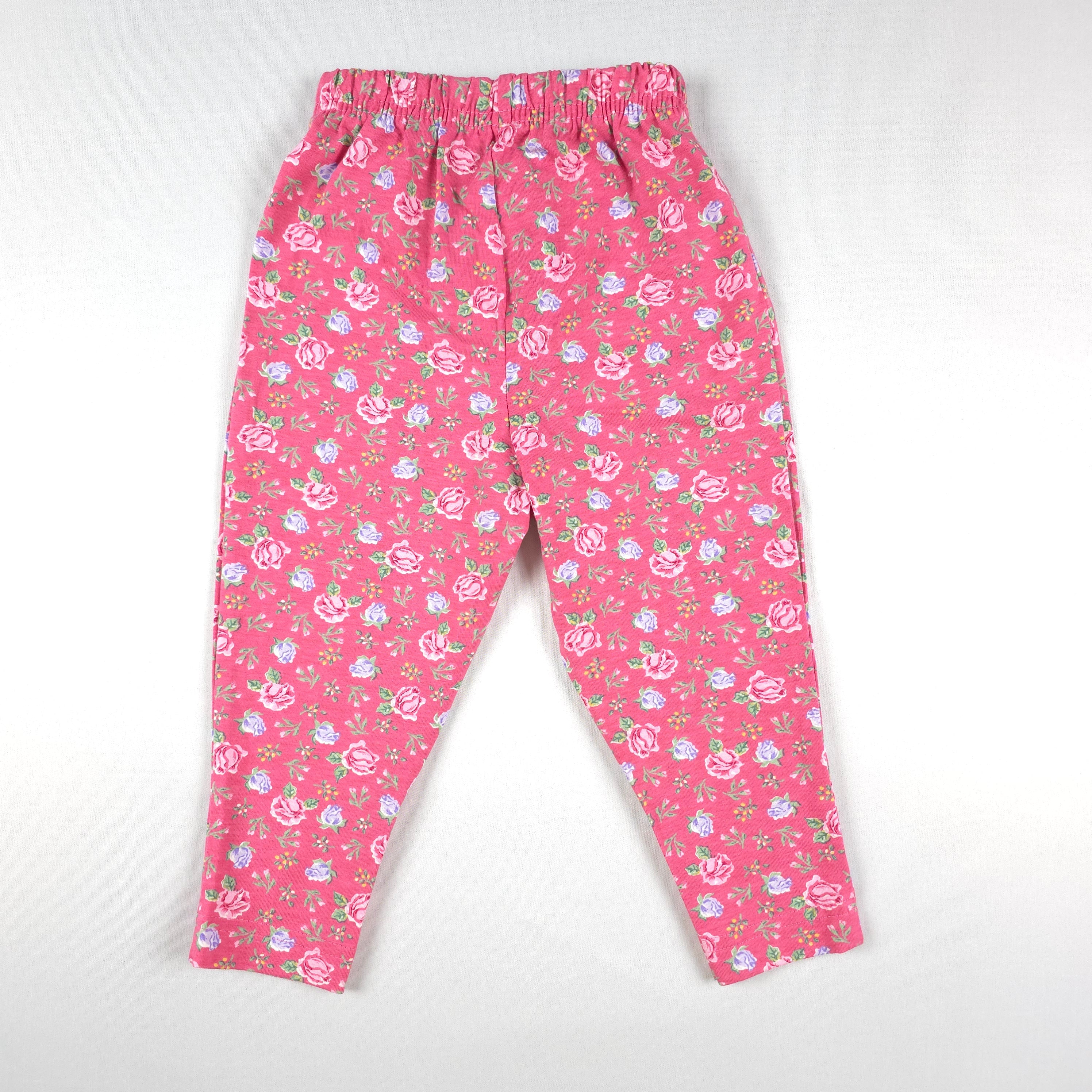 Vintage Baby B'gosh Floral Leggings | 24 Months | NWT | Made in USA