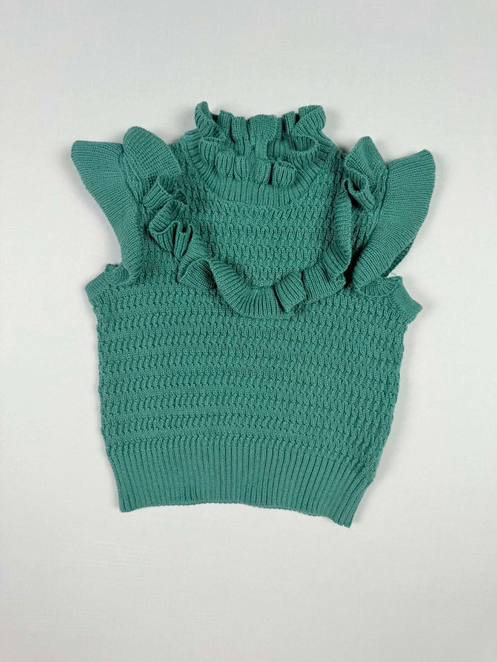 Janie and Jack Ruffle Knit Sweater Vest & Legging Set | 12-18M | NWT